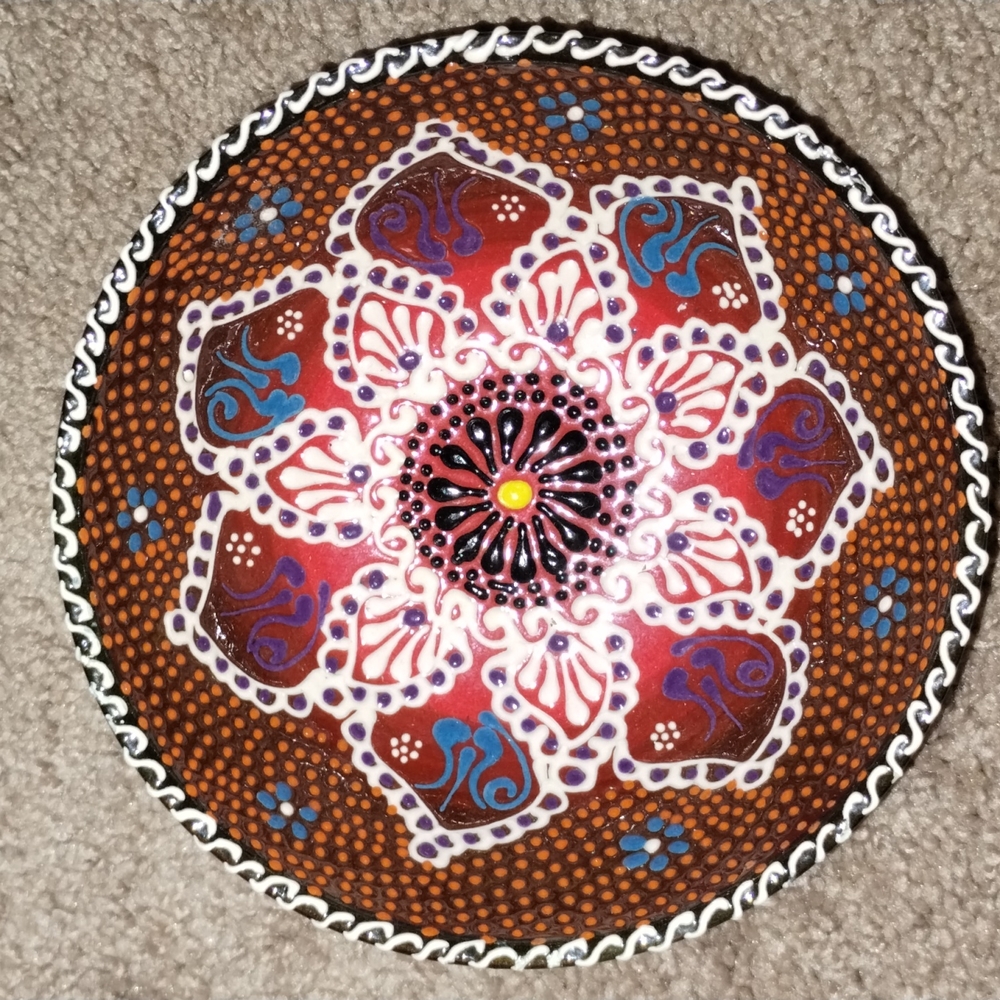 Large Turkish Ceramic HandMade Decorative Bowl